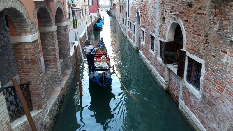 Gondoliere in Venedig