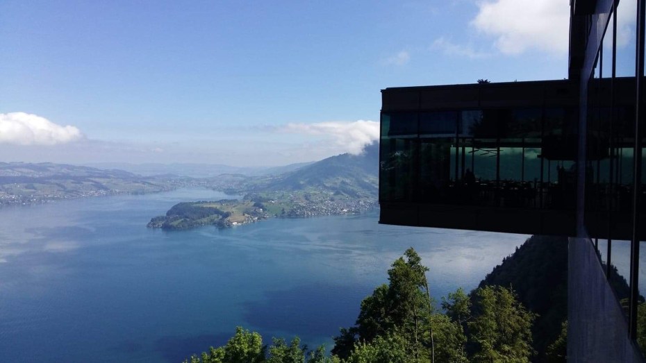Buergenstock Resort overlooking Lake of Lucerne