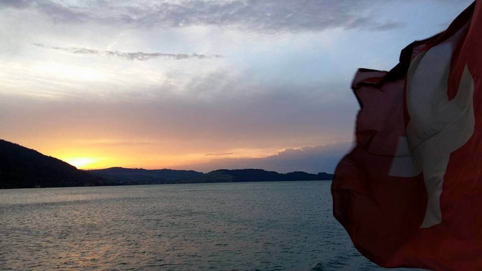 Lake Zug on the Swiss National Day