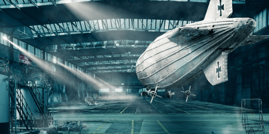 Floating assembly hall on Lake Constance