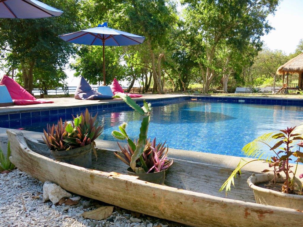 Pool of the Blue emOcean Resort on Moyo island
