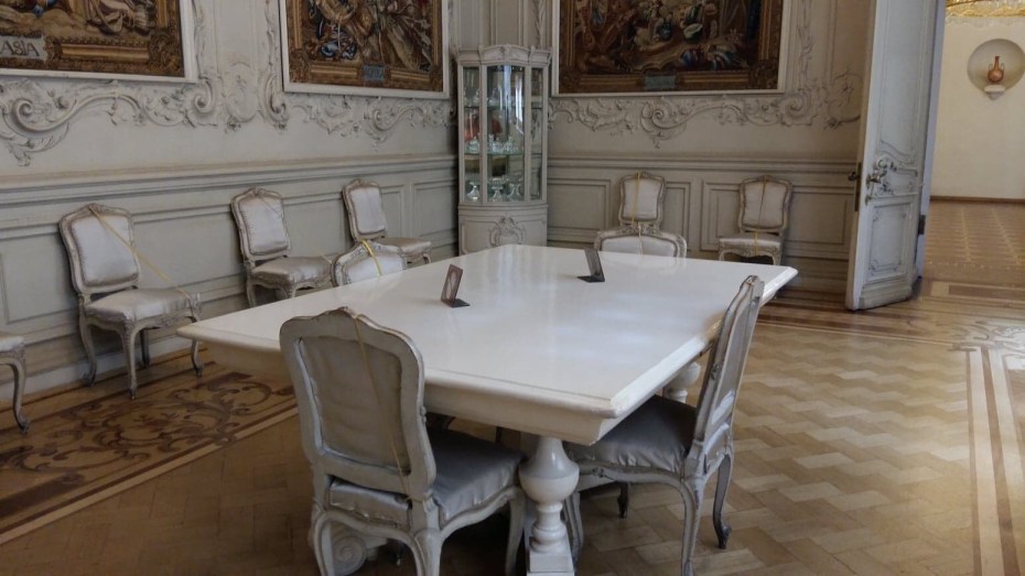 Room in the Winter Palace where the Provisional Government was arrested on October 26, 1917