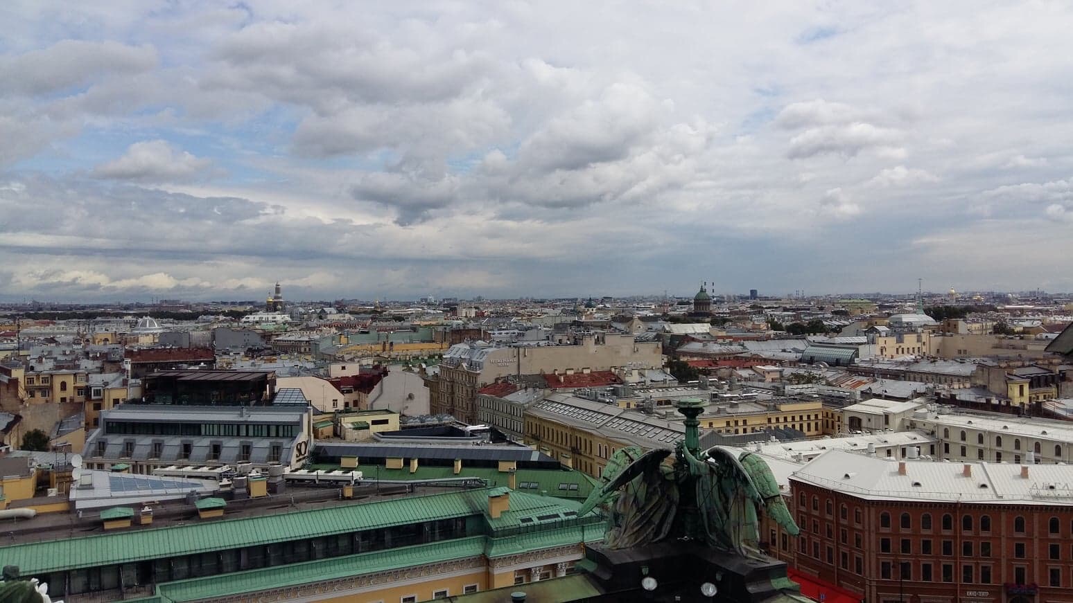 St. Isaac‘s Cathedral - view over St. Petersburg from the visitors platform